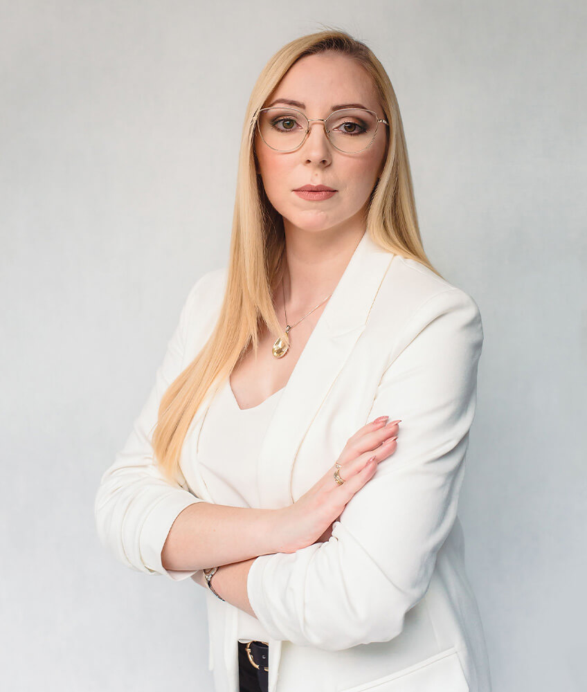 Portret przedstawiający specjalistkę UX w firmie Click Leaders: Małgorzatę Urbańczyk