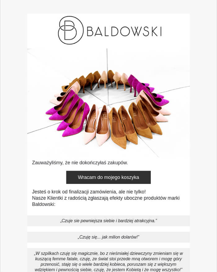 Mailing - Baldowski