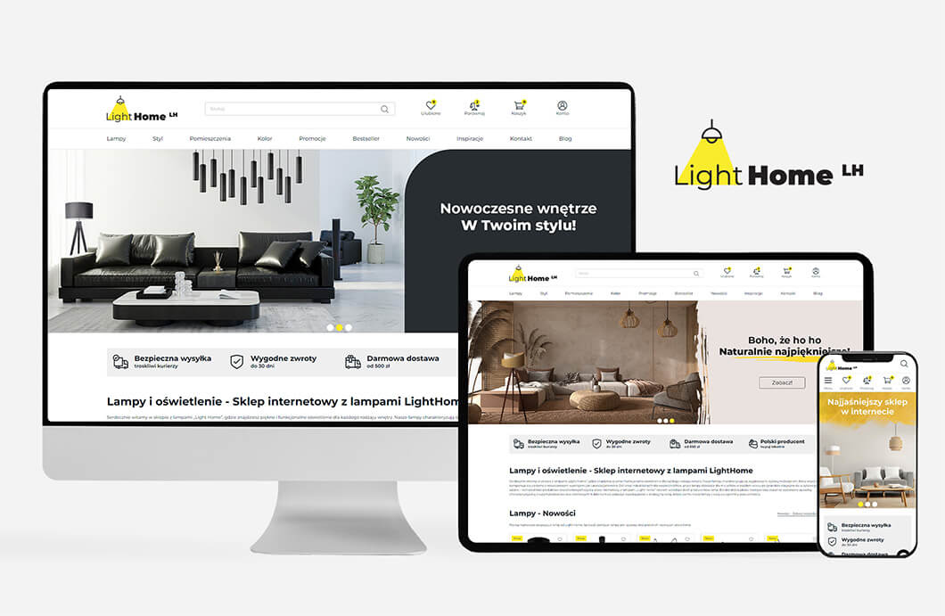 Sklep internetowy wykonany przez agencję Click Leader s Częstochowy