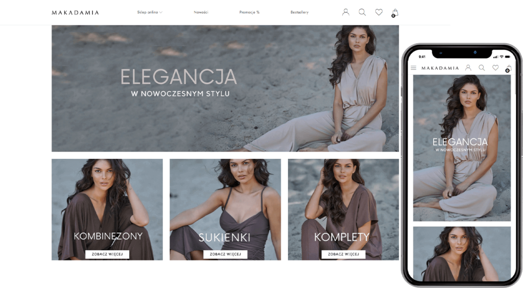 Stworzenie sklepu internetowego – Makadamia